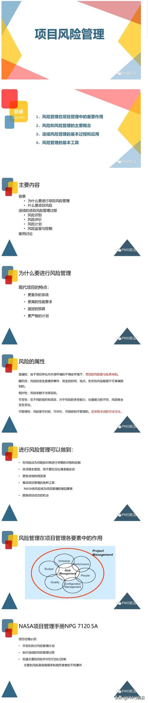 圖解項目風險管理全過程和工具方法（圖解項目風險管理全過程和工具方法分析）