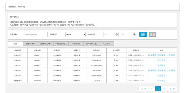 多商戶系統(tǒng)管理——商戶入駐（多商戶平臺(tái)）
