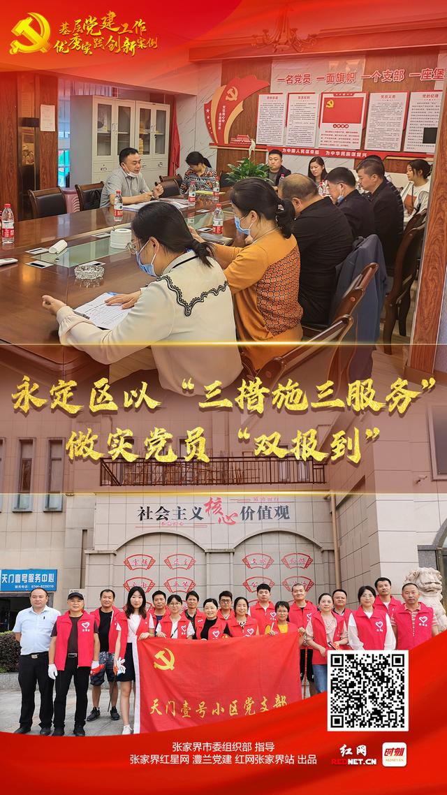 張家界基層黨建工作優秀實踐創新案例：永定區以“三措施三服務”做實黨員“雙報到”