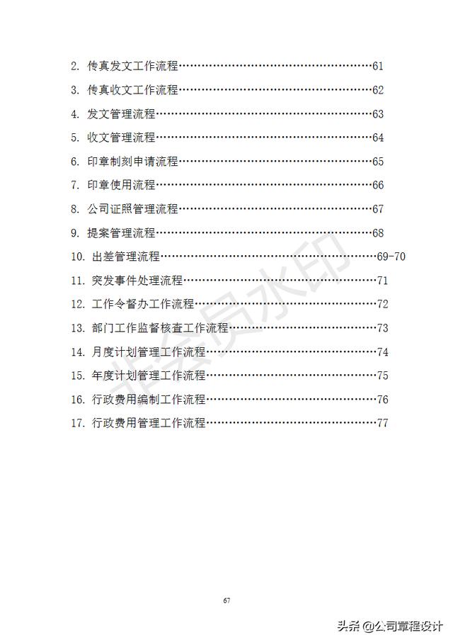 史上最全行政管理手冊（含制度、表格、流程、辦法、方案）（行政管理制度表格流程規(guī)范大全）