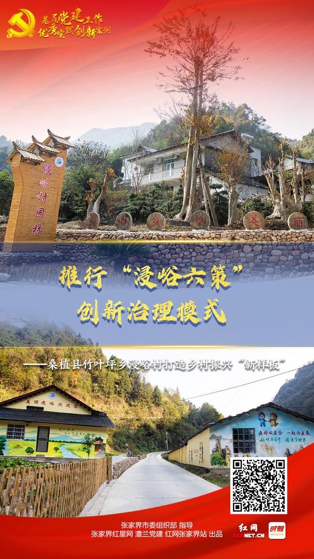張家界市基層黨建工作優秀實踐創新案例：桑植縣竹葉坪鄉浸峪村打造鄉村振興“新樣板”