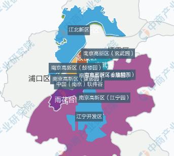 2020南京市軟件和信息服務產業招商投資地圖分析（南京市軟件和信息服務集群）