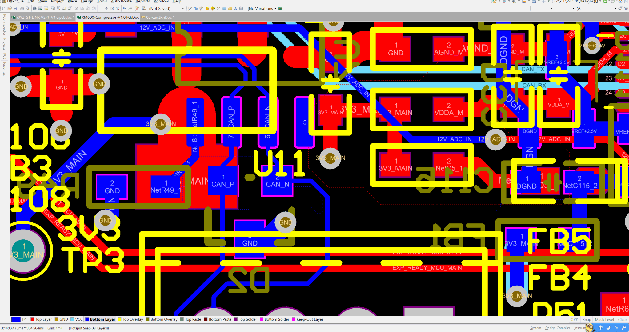 altium designer（AD16） 怎么設置差分走線