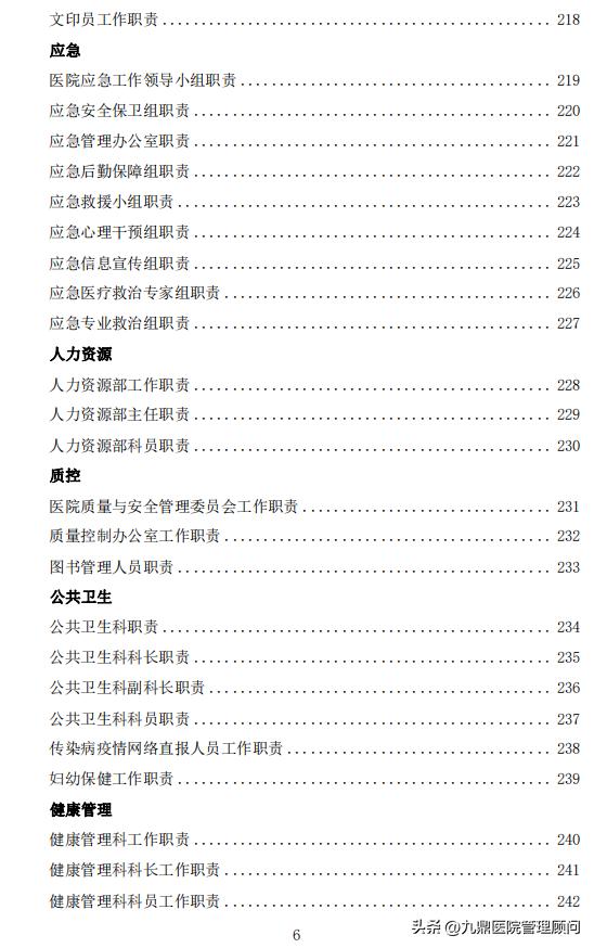 資料分享-行政管理——300頁《三甲醫院行政管理制度匯編》（三甲醫院行政管理崗位）