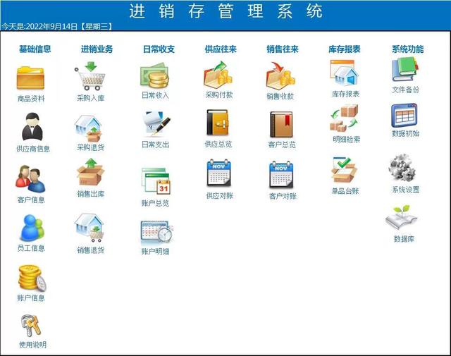 進銷存管理系統 采購銷售倉庫Excel明細表格商品貨物庫存管理軟件（倉庫進銷存管理系統 excel版）