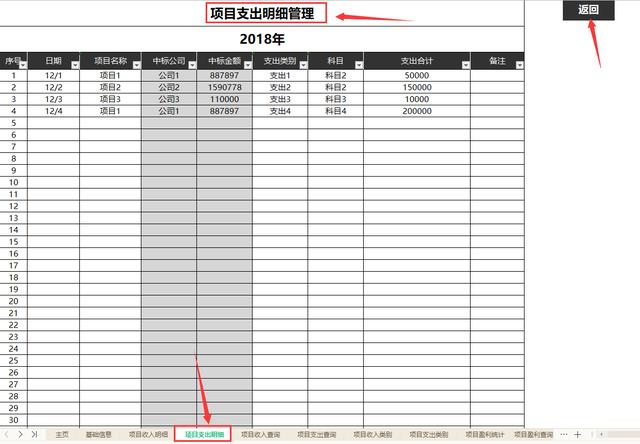一份財務收支項目管理系統，錄入數據即可自動生成，拿走使用（財務收支系統表格制作教程）