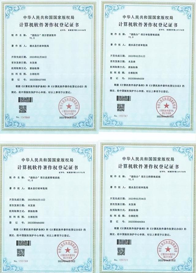 江蘇漣水：“漣快辦”項目獲國家版權(quán)局軟件著作權(quán)（漣水a(chǎn)pp）