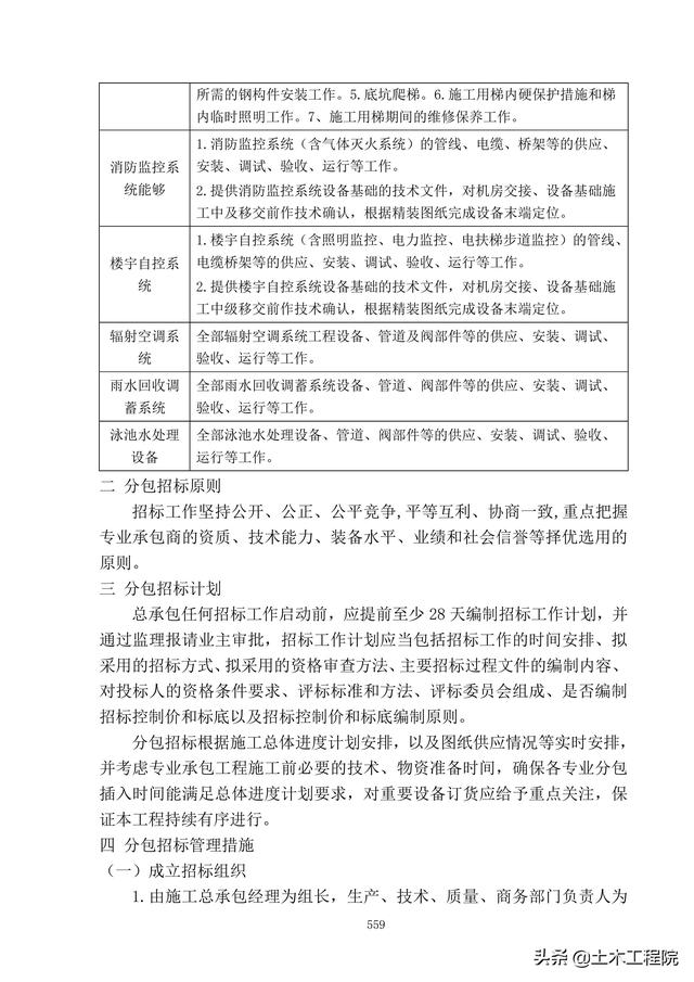 北京新機場工程施工總承包管理和協調措施、分包招標管理措施（北京新機場施工單位）