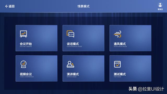 廣泛受歡迎的會議管理系統，觸摸屏的UI設計，科技視覺與效率結合