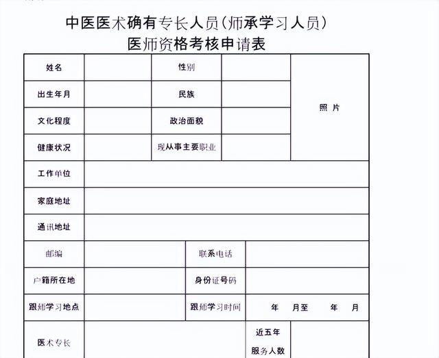 中醫專長醫師資格考核申請表超全攻略（干貨篇）（中醫專長考核申請表填表范例）