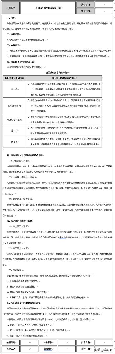 成本控制如何做？項目管理與項目運作必備六大內容（成本控制崗位職責-項目管理）