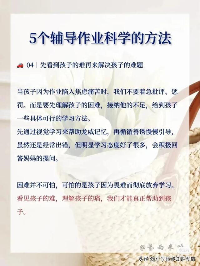 5個輔導作業科學的方法（5個輔導作業科學的方法是什么）
