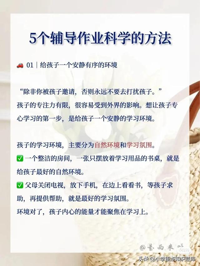 5個輔導作業科學的方法（5個輔導作業科學的方法是什么）