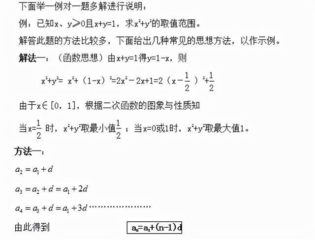 優(yōu)秀小課題展：一題多解與一題多變在高中數(shù)學(xué)教學(xué)中的應(yīng)用研究