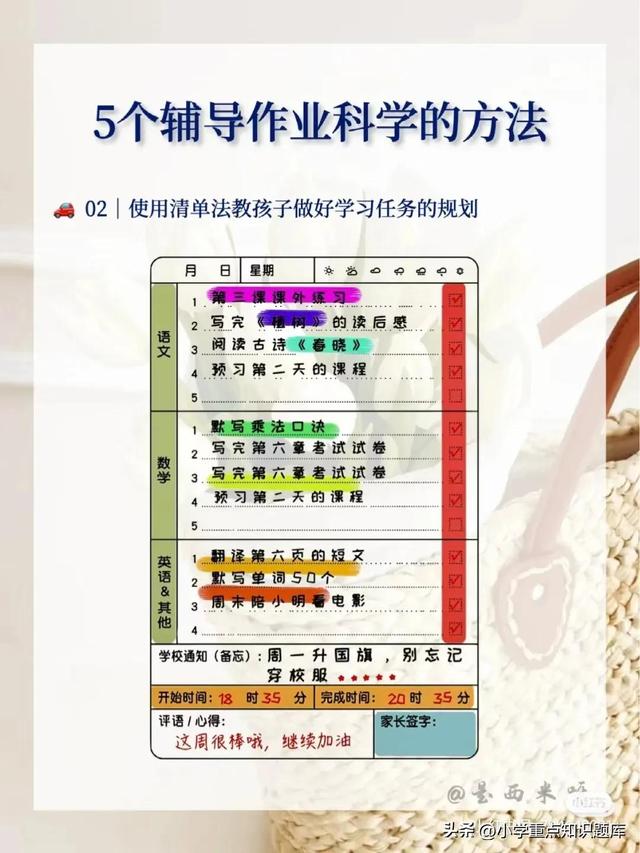 5個輔導作業科學的方法（5個輔導作業科學的方法是什么）
