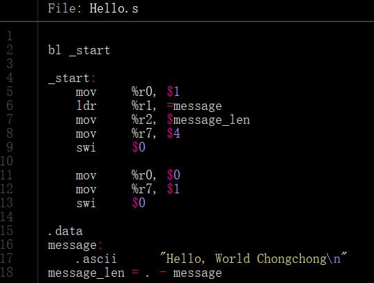 使用匯編語言編寫一個Android應用程序（hello，word）（android 匯編語言）