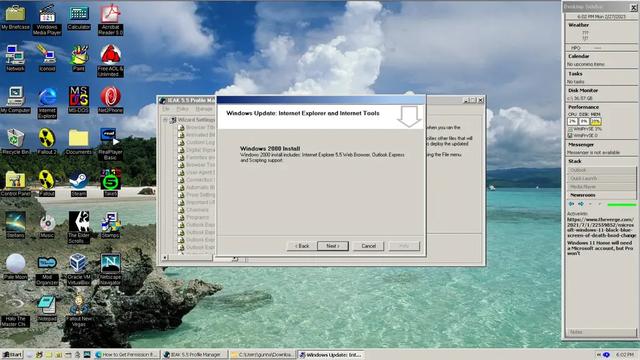 網友改造Win11系統營造Windows 2000使用體驗（windows 11 build 22000）