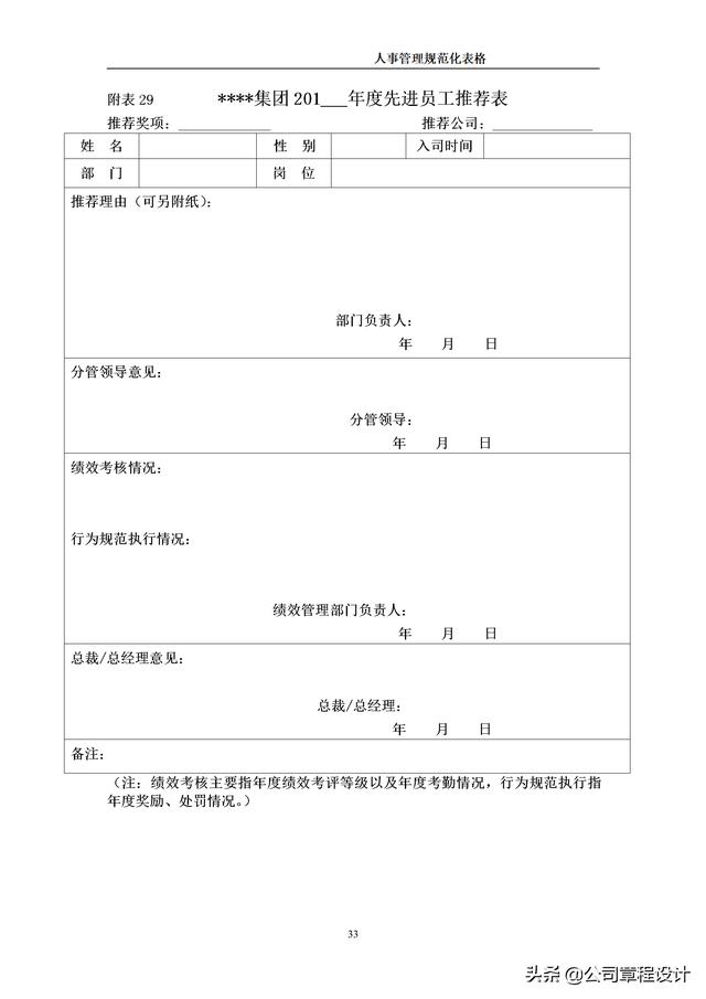 公司人力資源部常用的32個管理表格（公司人力資源部常用的32個管理表格是什么）