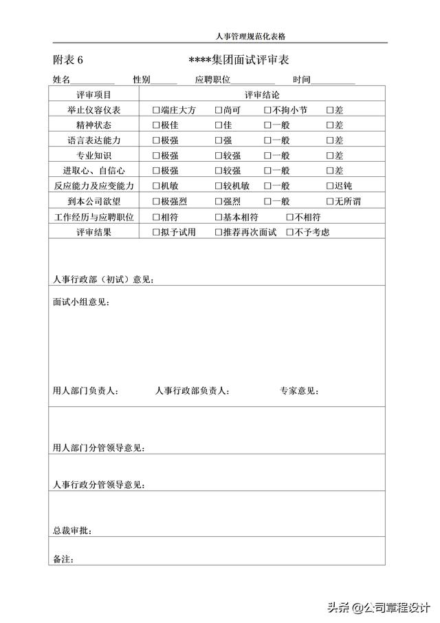 公司人力資源部常用的32個管理表格（公司人力資源部常用的32個管理表格是什么）