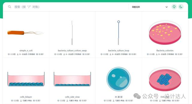 墨言教育丨寶藏級的免費科研生物學插畫素材庫 bioicons（生物科研繪圖素材）