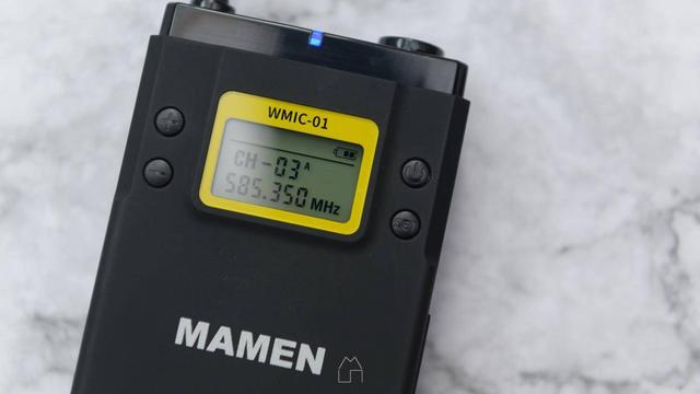 一拖二無線mic僅千元出頭？最便宜且可用MAMEN慢門無線小蜜蜂上手（專業無線小蜜蜂）